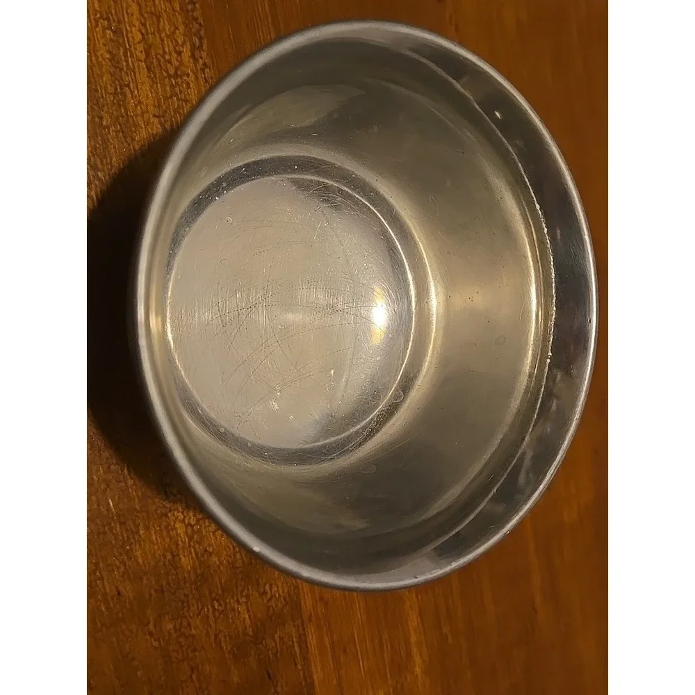 Pewter Lot Of Small Bowl Frog And Cup Made In England For Smith